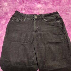 Seven7 Jeans Women's 8 High Rise Booty Shaper Bootcut Black Stretch Pants‎